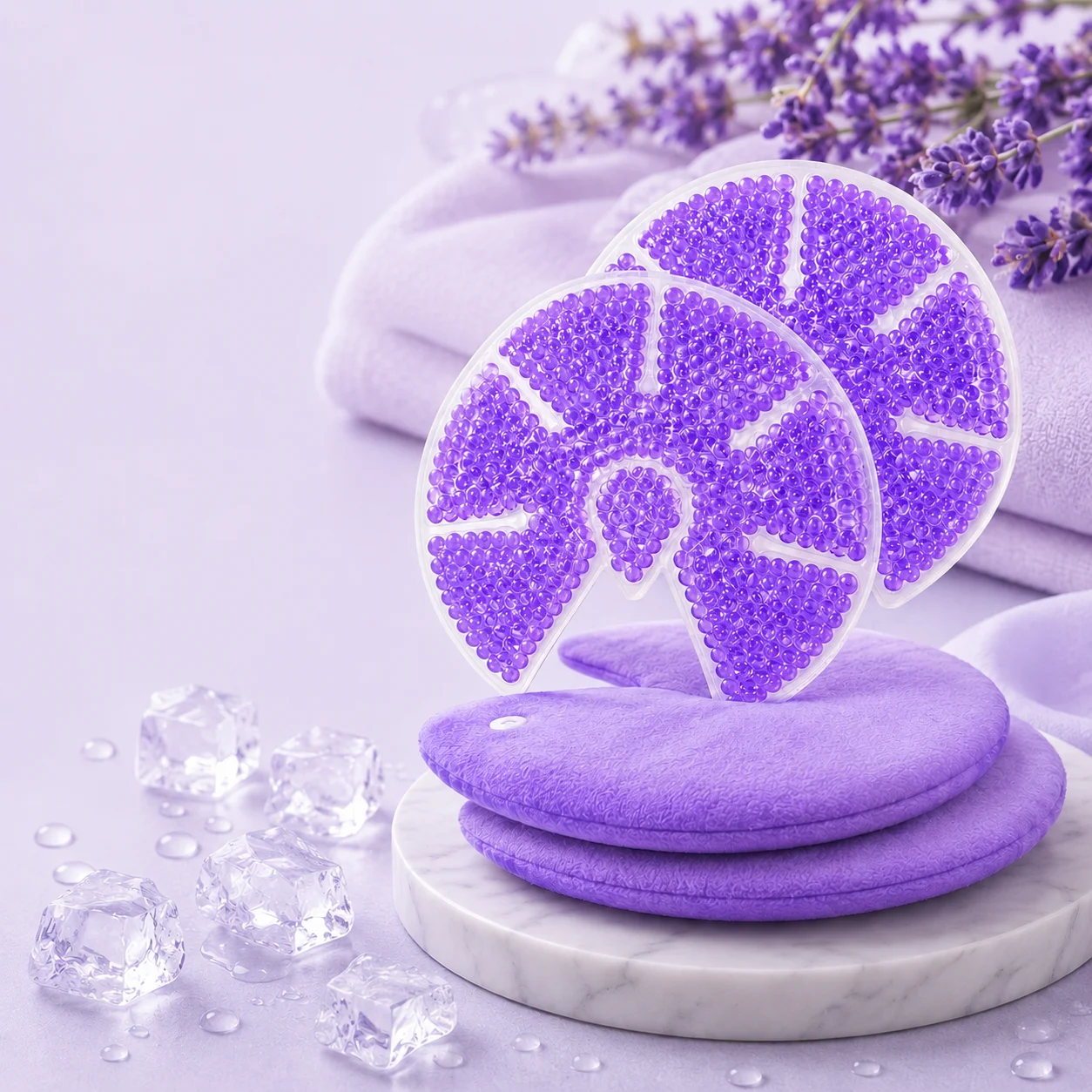 Chest/Breast Ice/Hot Reusable Gel Beads Pack