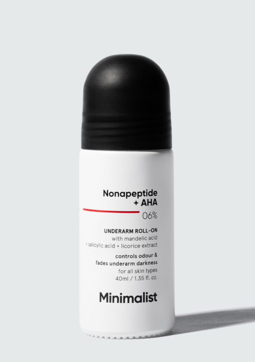 Minimalist Nonapeptide + AHA 6% Underarm Roll-On 40ml