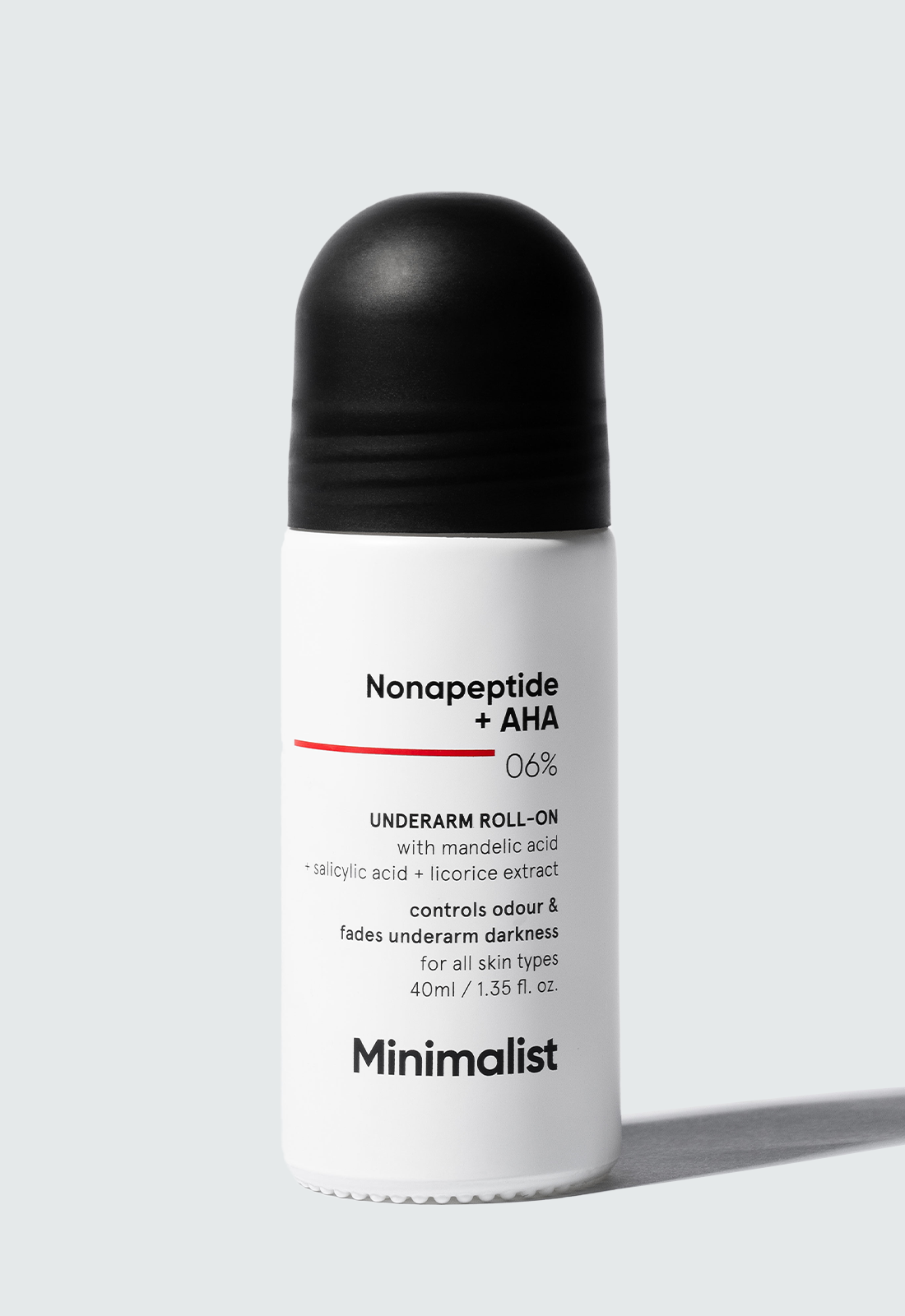 Minimalist Nonapeptide + AHA 6% Underarm Roll-On 40ml